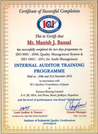 internal_auditor_training_manish_j_bansal
